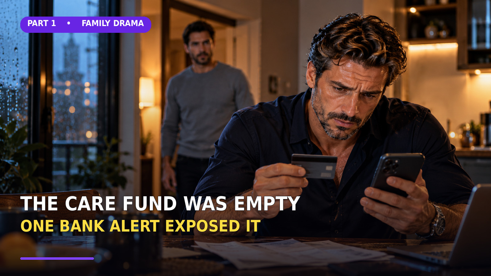 His Brother Took the Money Meant for Dad’s Care. One Bank Alert Exposed Everything — illustrated Part 1